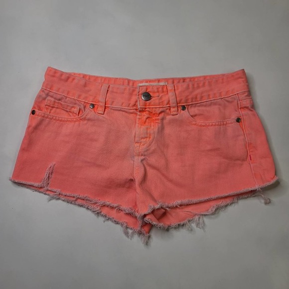 PINK Victoria's Secret Pants - Pink Victoria's Secret Raw Hem Jean Shorts 2